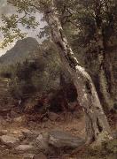Asher Brown Durand, A Sycamore Tree,Plaaterkill Clove